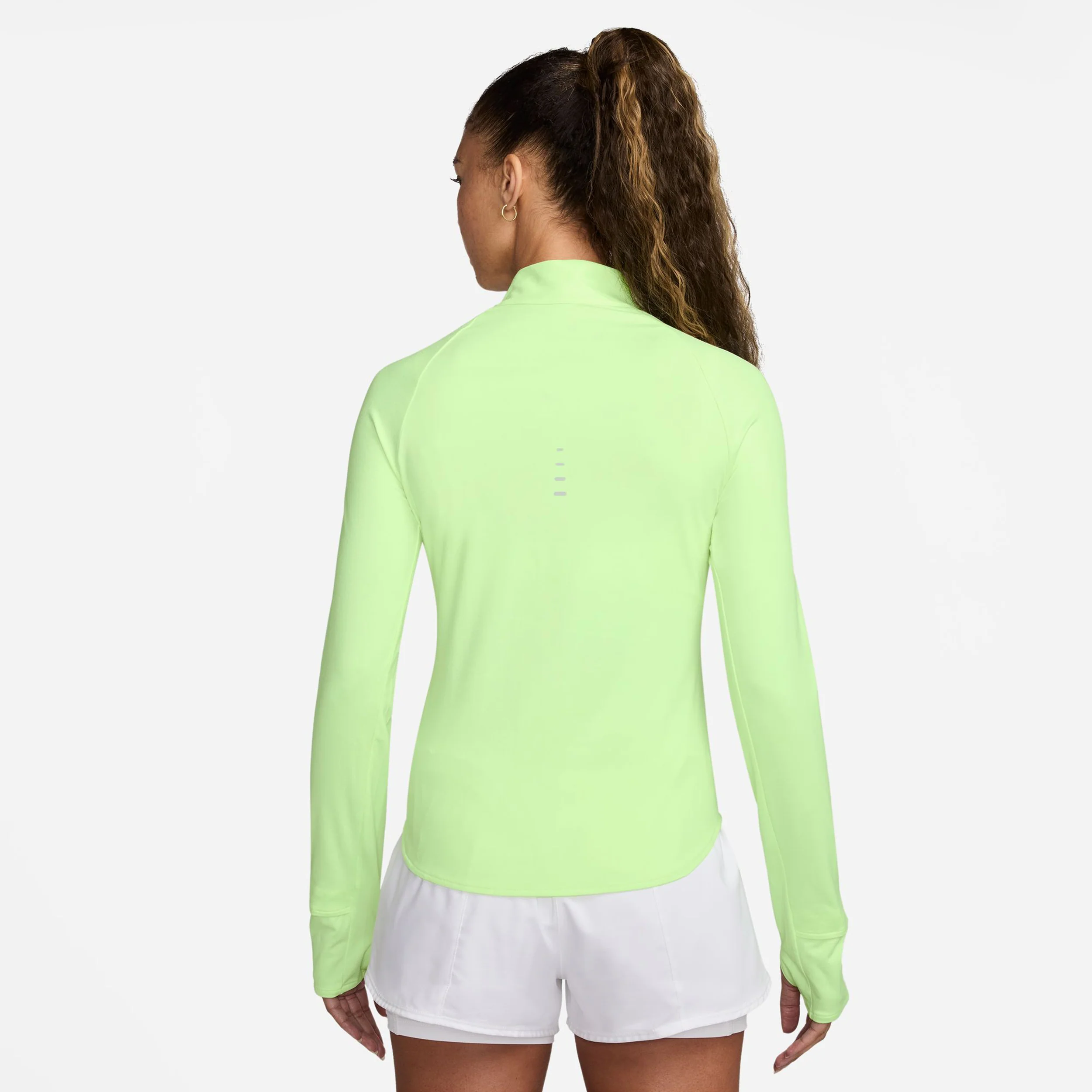 Swift Half-Zip Maillot de course Femmes - jaune lemon – Image 3
