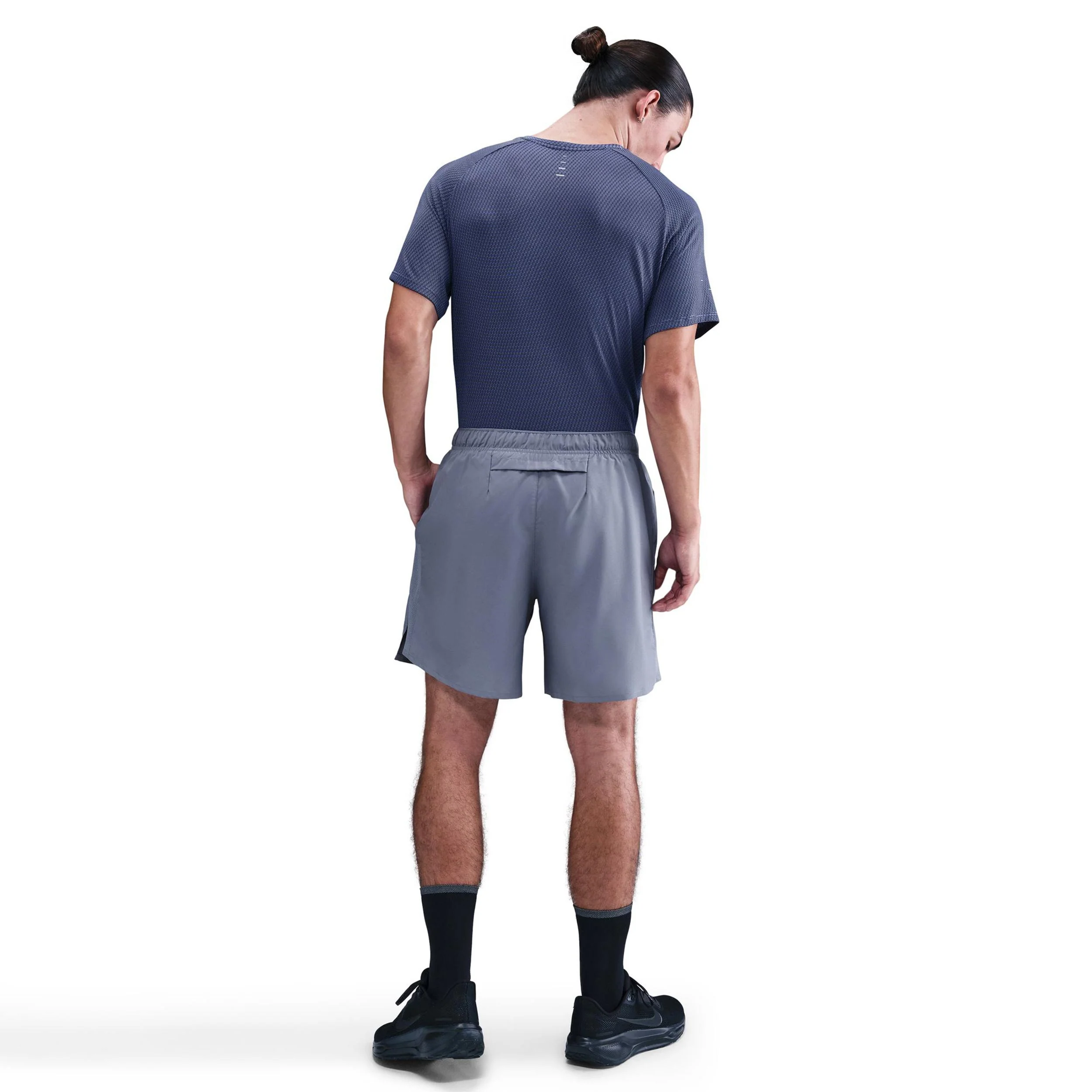 Challenger 7in Brief-Lined Short de running Hommes - bleu gris, argent – Image 4