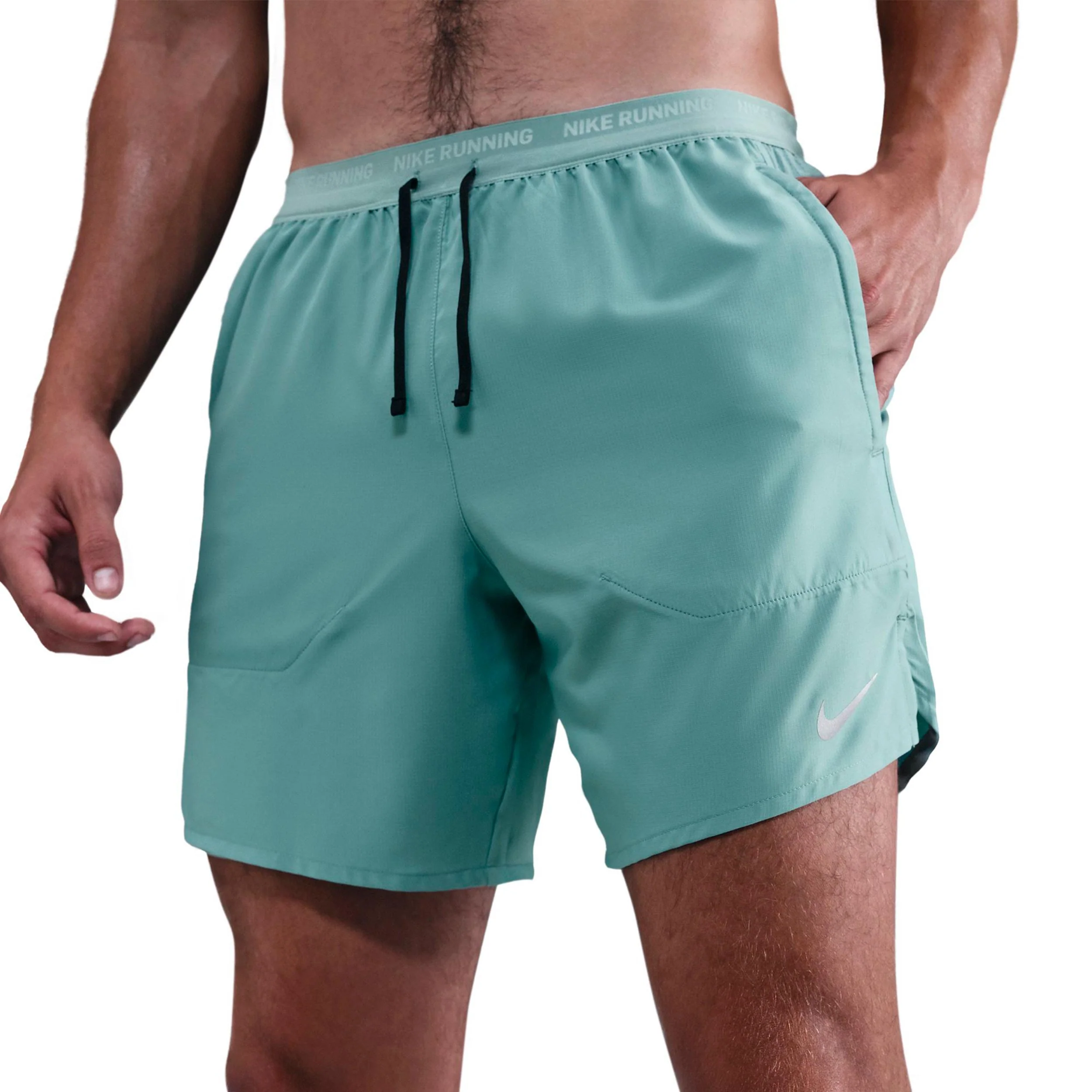 Dri-Fit Stride 7in Brief-Lined Shorts - turquoise, noir – Image 2