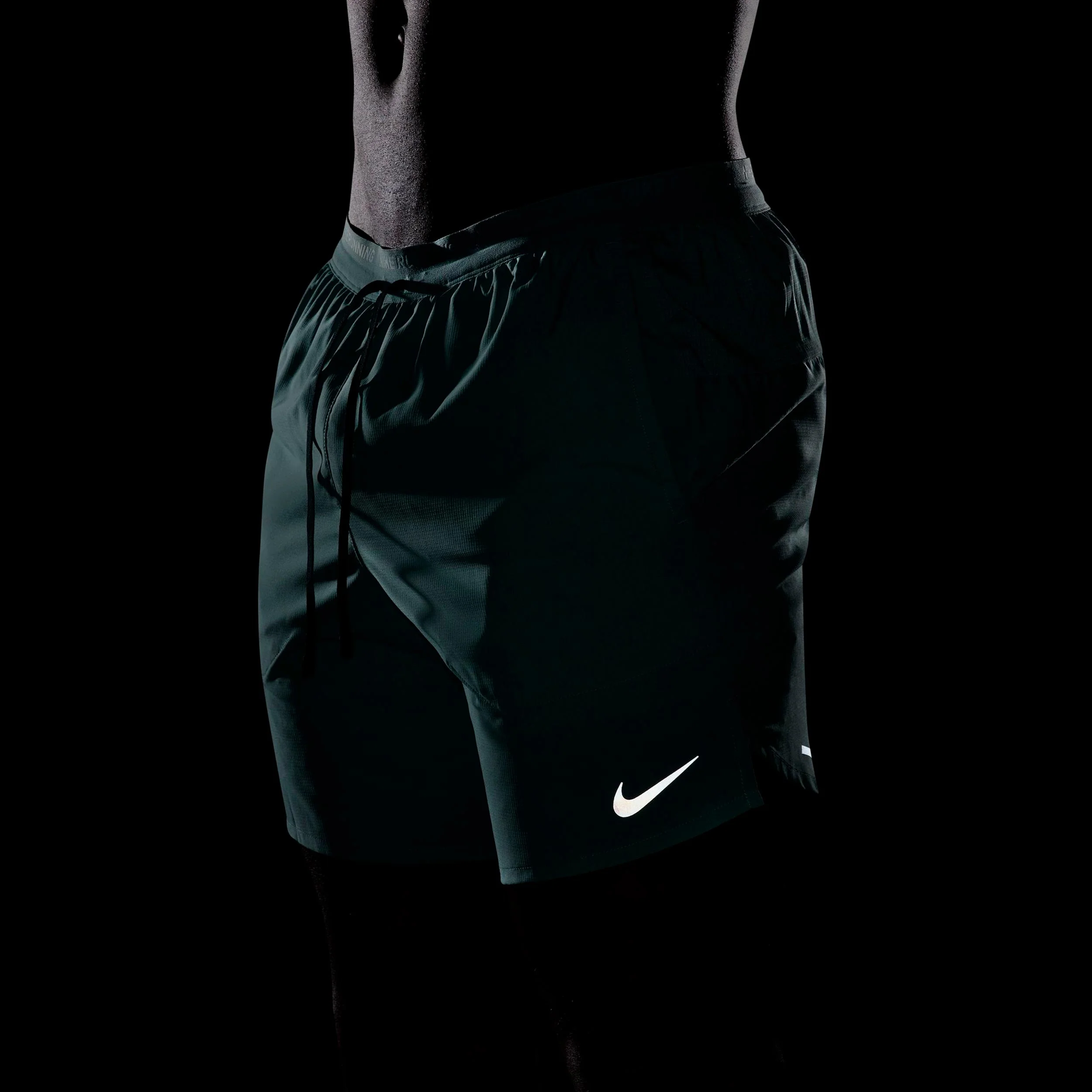 Dri-Fit Stride 7in Brief-Lined Shorts - turquoise, noir – Image 7