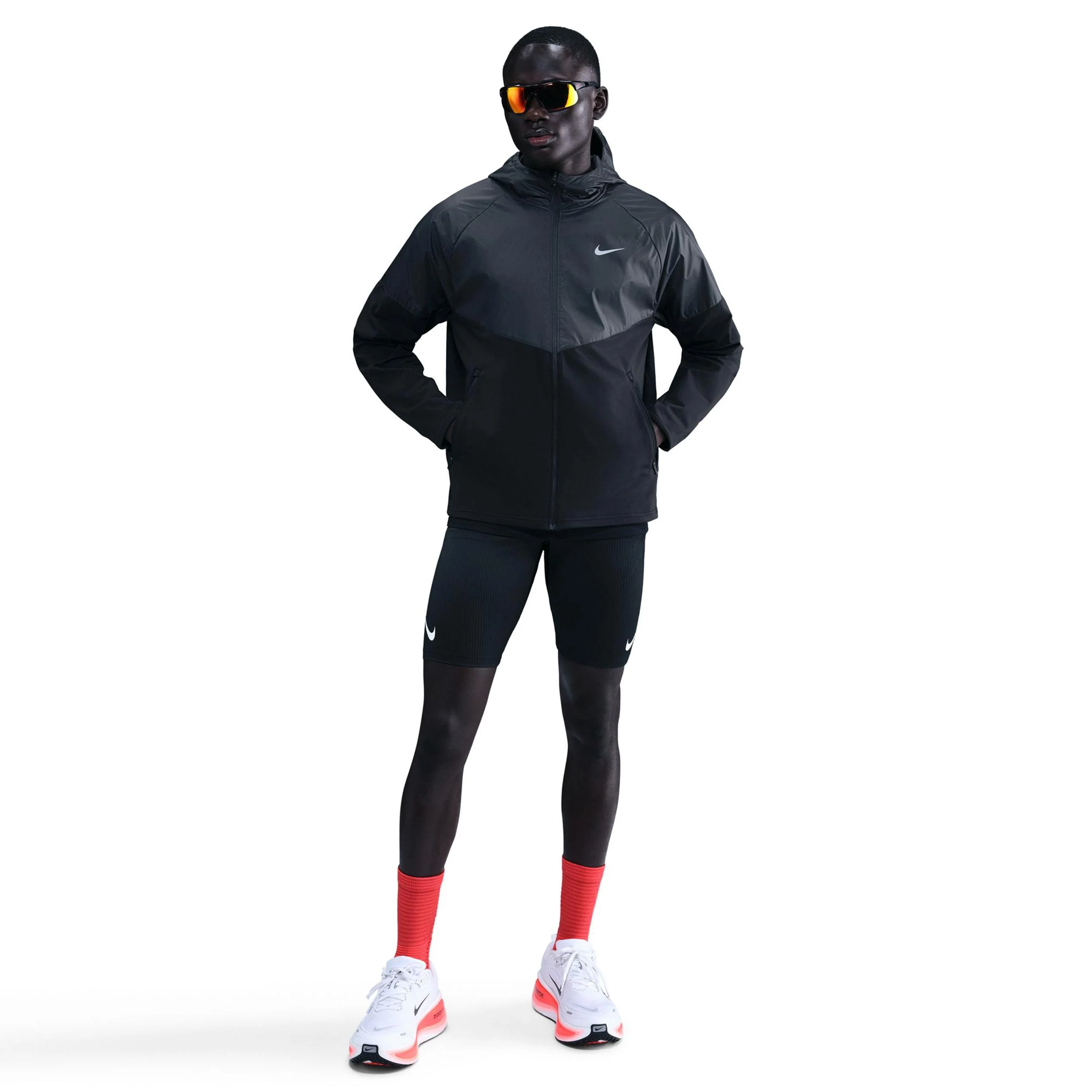 Miler Veste running Hommes - noir, anthracite – Image 3