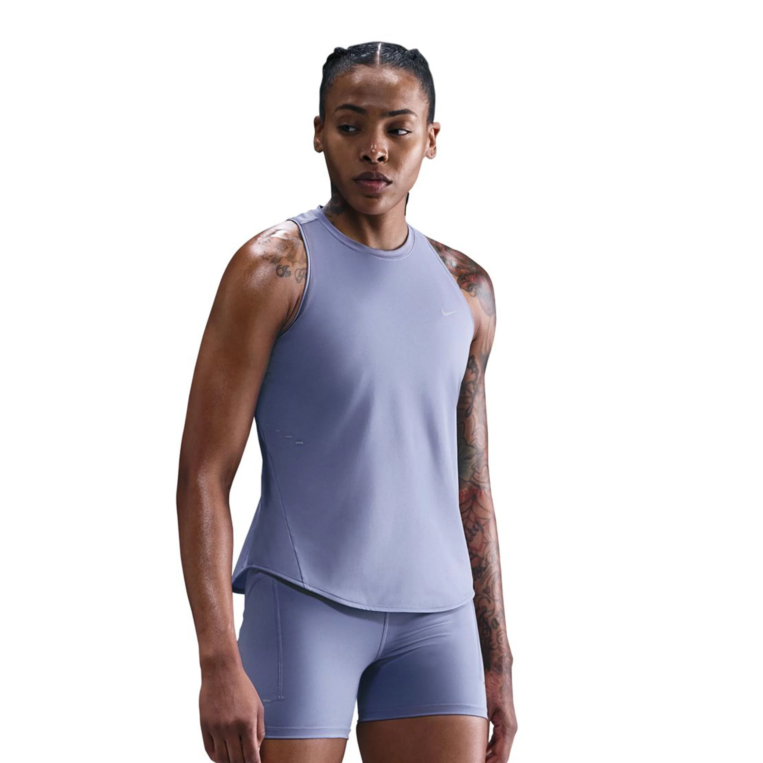 Swift Maillot de course Femmes - bleu gris, argent