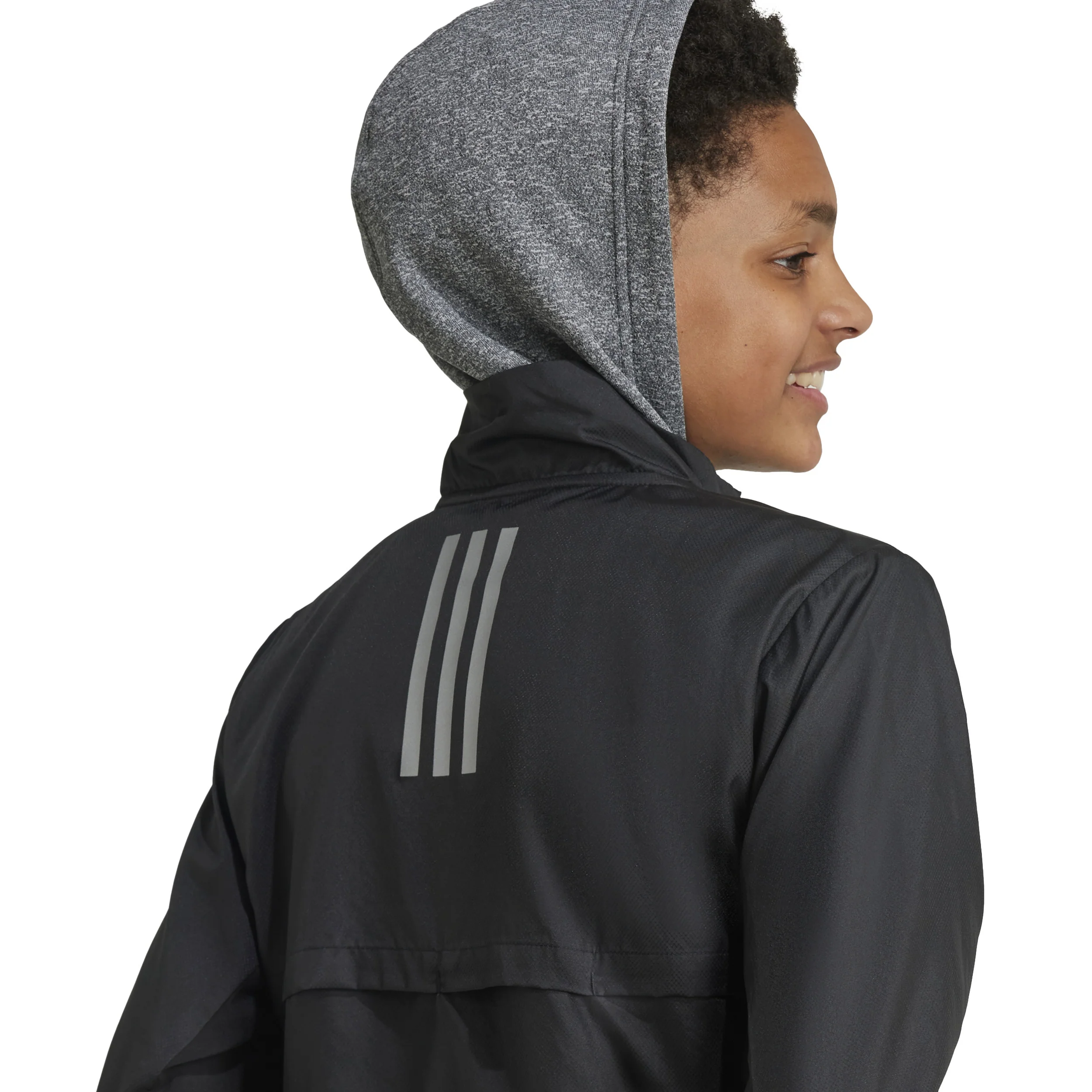 Teamwear WindReady Veste Running Enfants-Noir – Image 6
