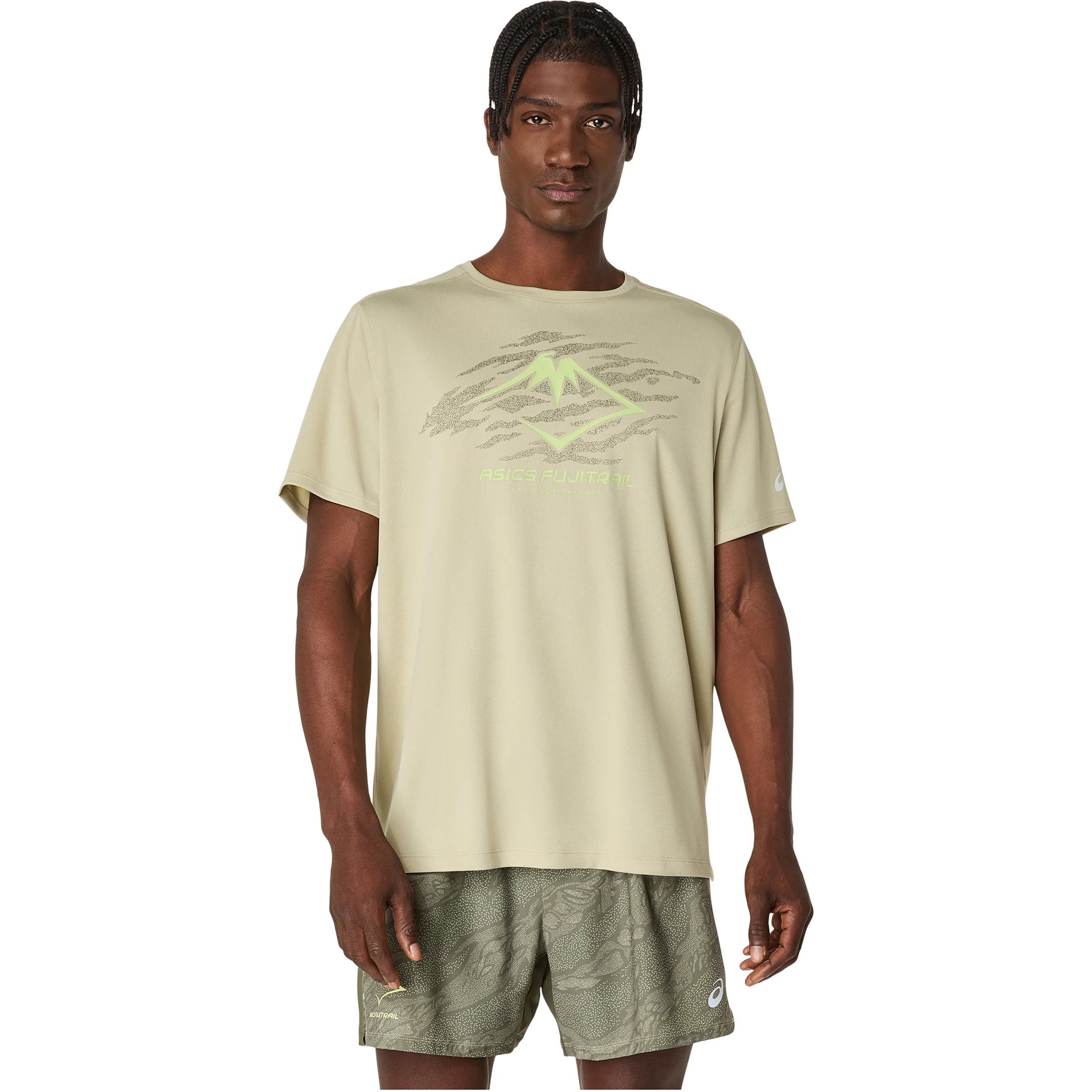 Fujitrail Logo Maillot De Course Hommes-Vert