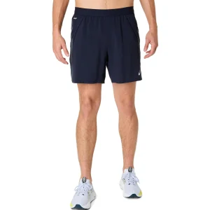 Road 7in Short De Running Hommes-Bleu,Gris
