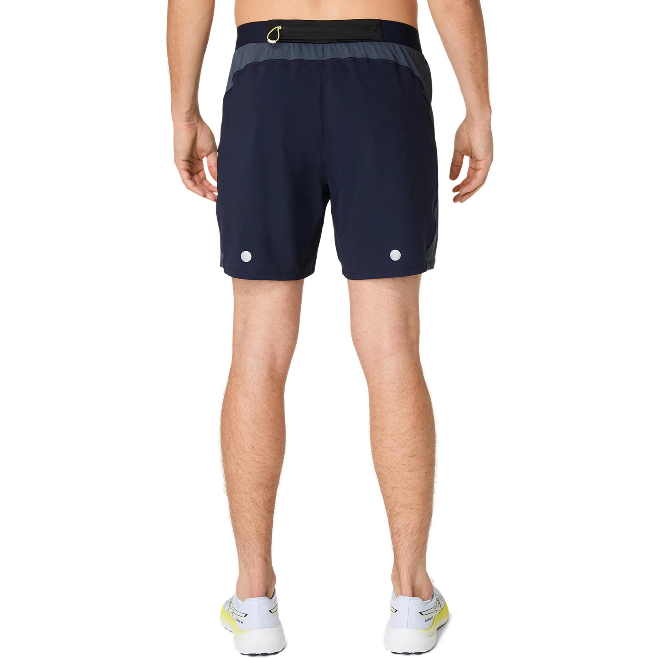 Road 7in Short De Running Hommes-Bleu,Gris – Image 4