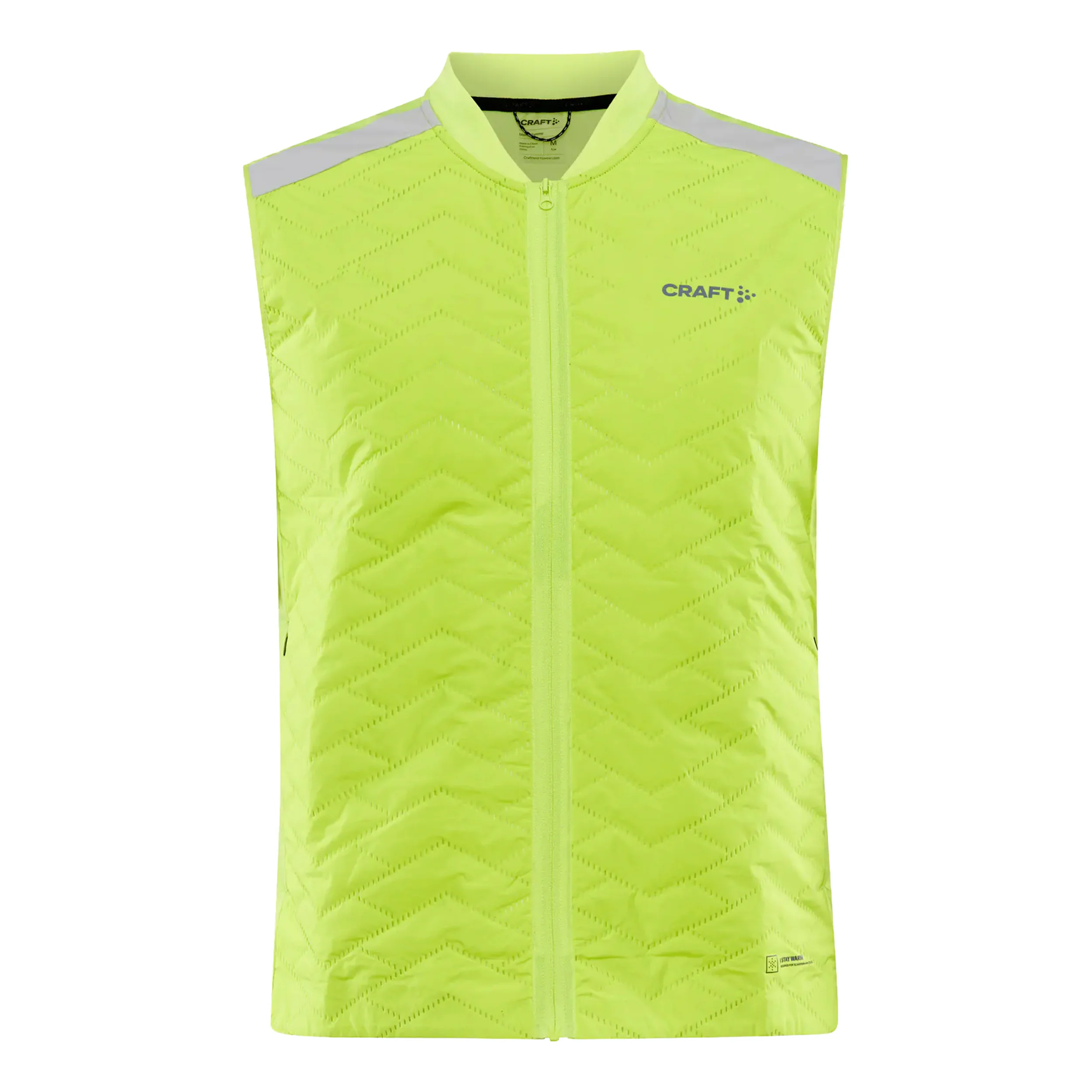 ADV SUBZ Lumen Gilets De Course Hommes-Vert Fluo – Image 2