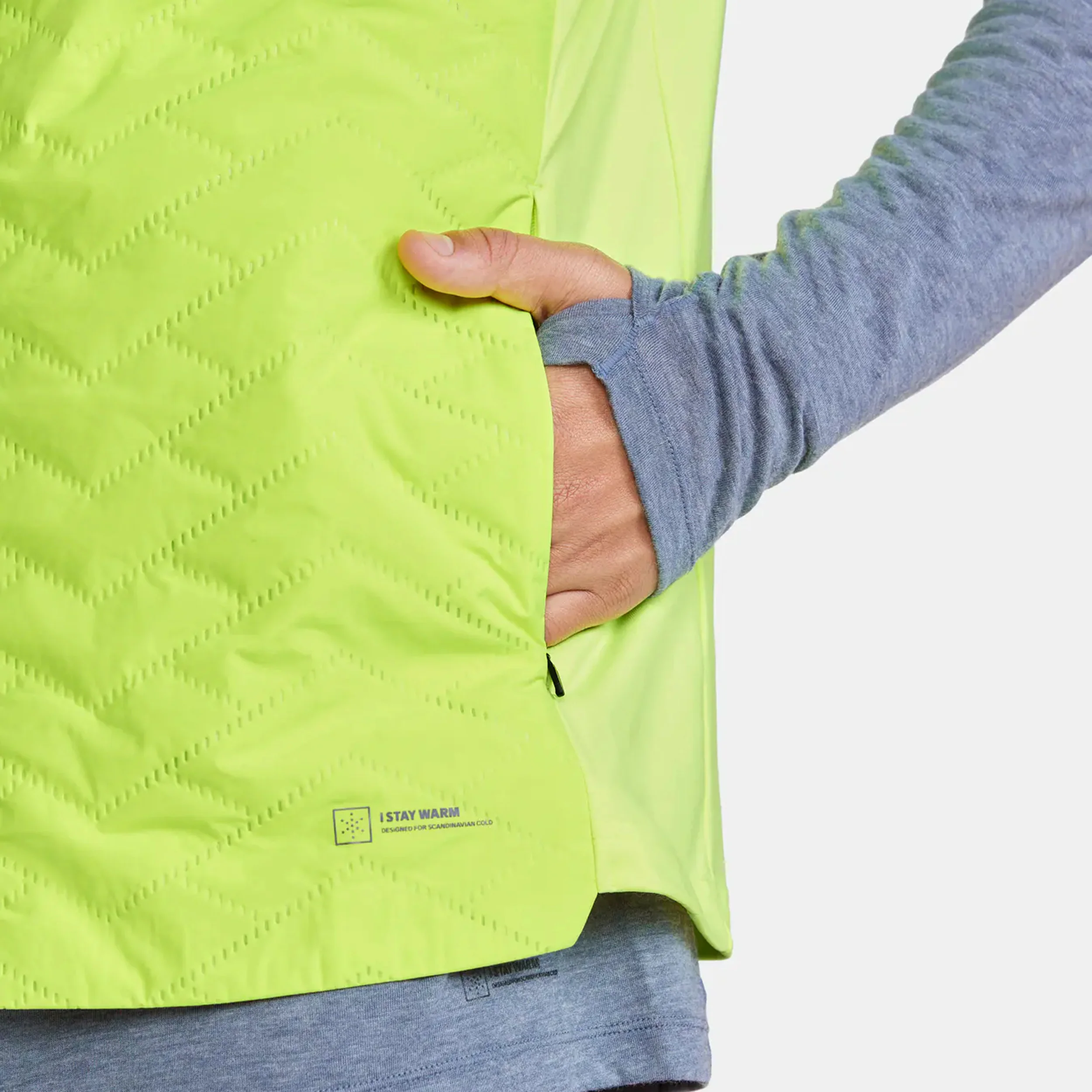 ADV SUBZ Lumen Gilets De Course Hommes-Vert Fluo – Image 6