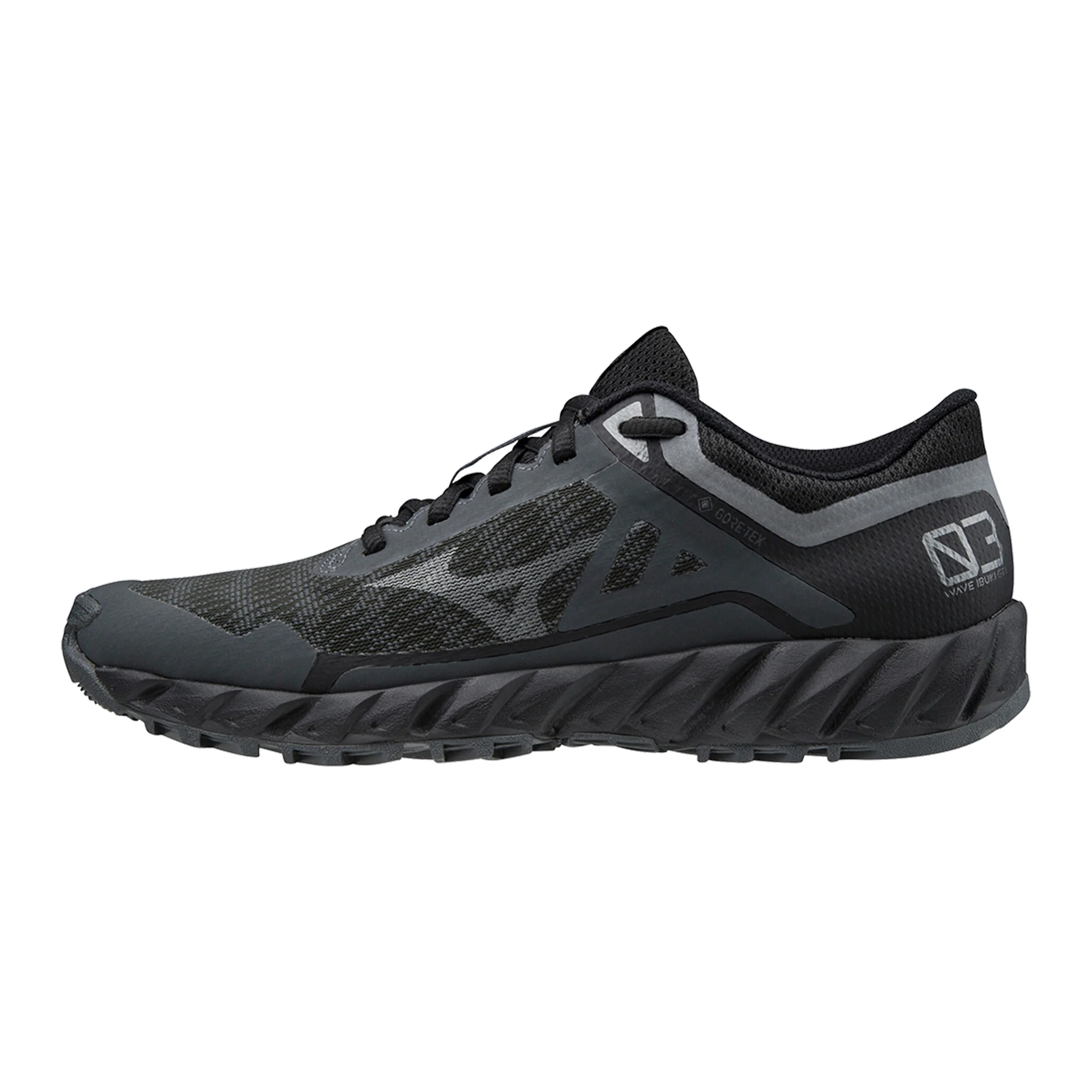 Wave Ibuki 3 GTX Chaussure Trail Femmes-Noir,Gris Foncé – Image 3
