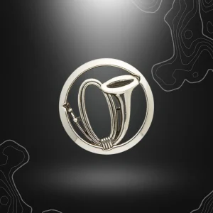 INSIGNE BÉRET CHASSEUR ARGENT