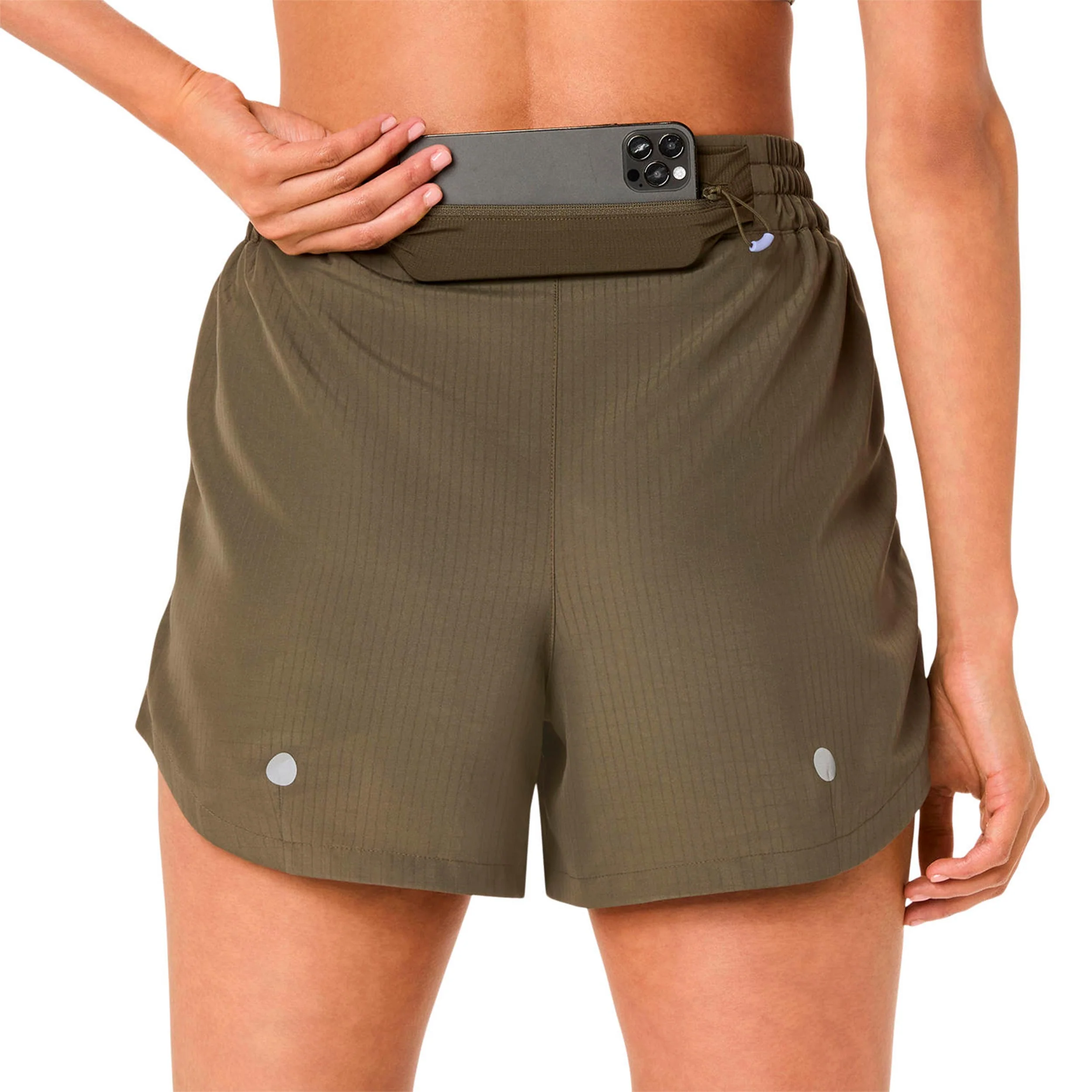 Nagino 4in Run Short de running Femmes-vert – Image 7