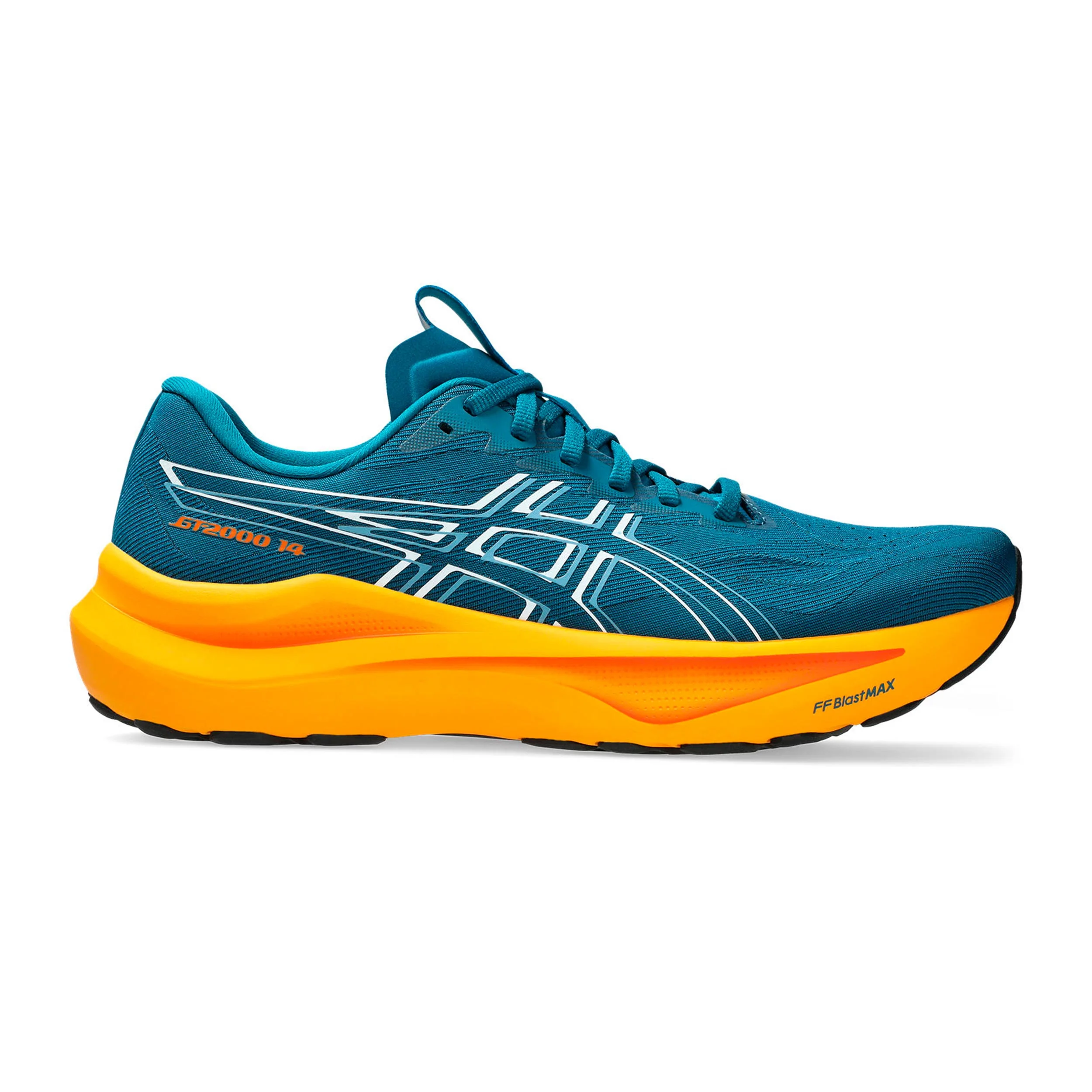 GT-2000 14 Chaussure de running avec stabilisateurs Hommes-turquoise, blanc