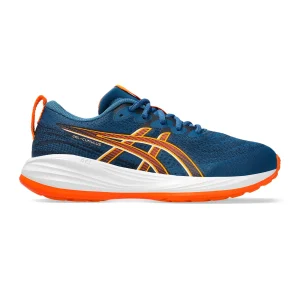 Gel-Cumulus 27 GS Chaussure de running sans stabilisateurs Enfants-bleu, blanc
