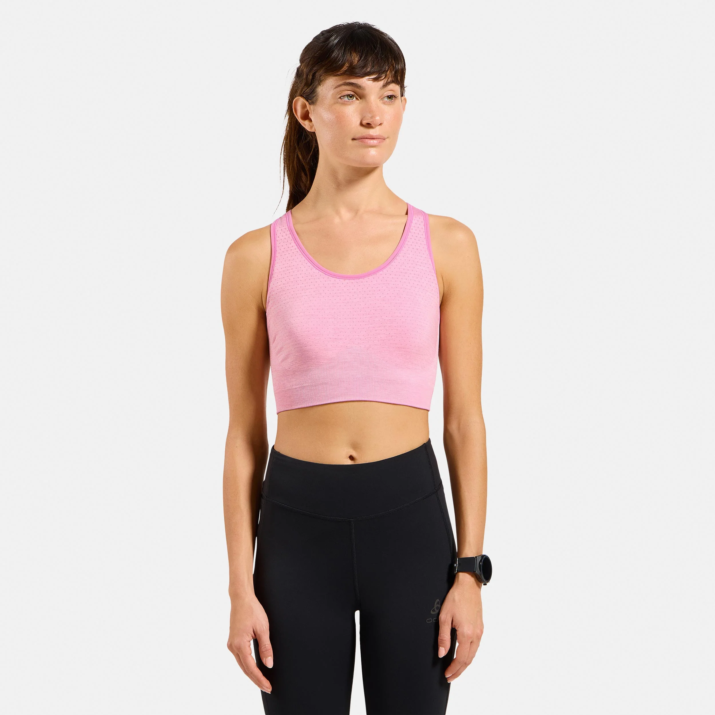 Seamless Medium Padded Sport Soutien-gorge sport Femmes-pink – Image 4