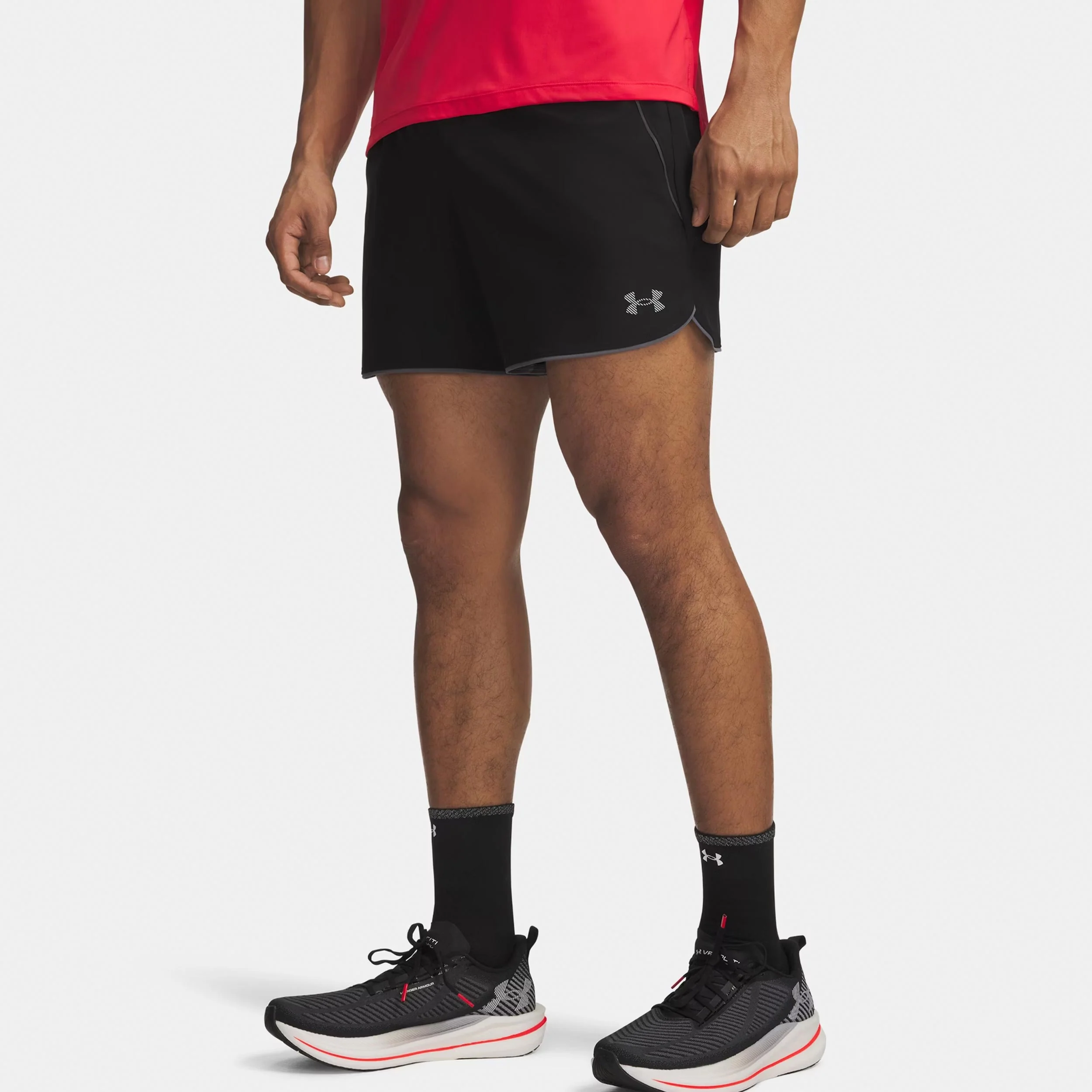 Velociti Pro 5in Short de running Hommes-noir, argent – Image 2