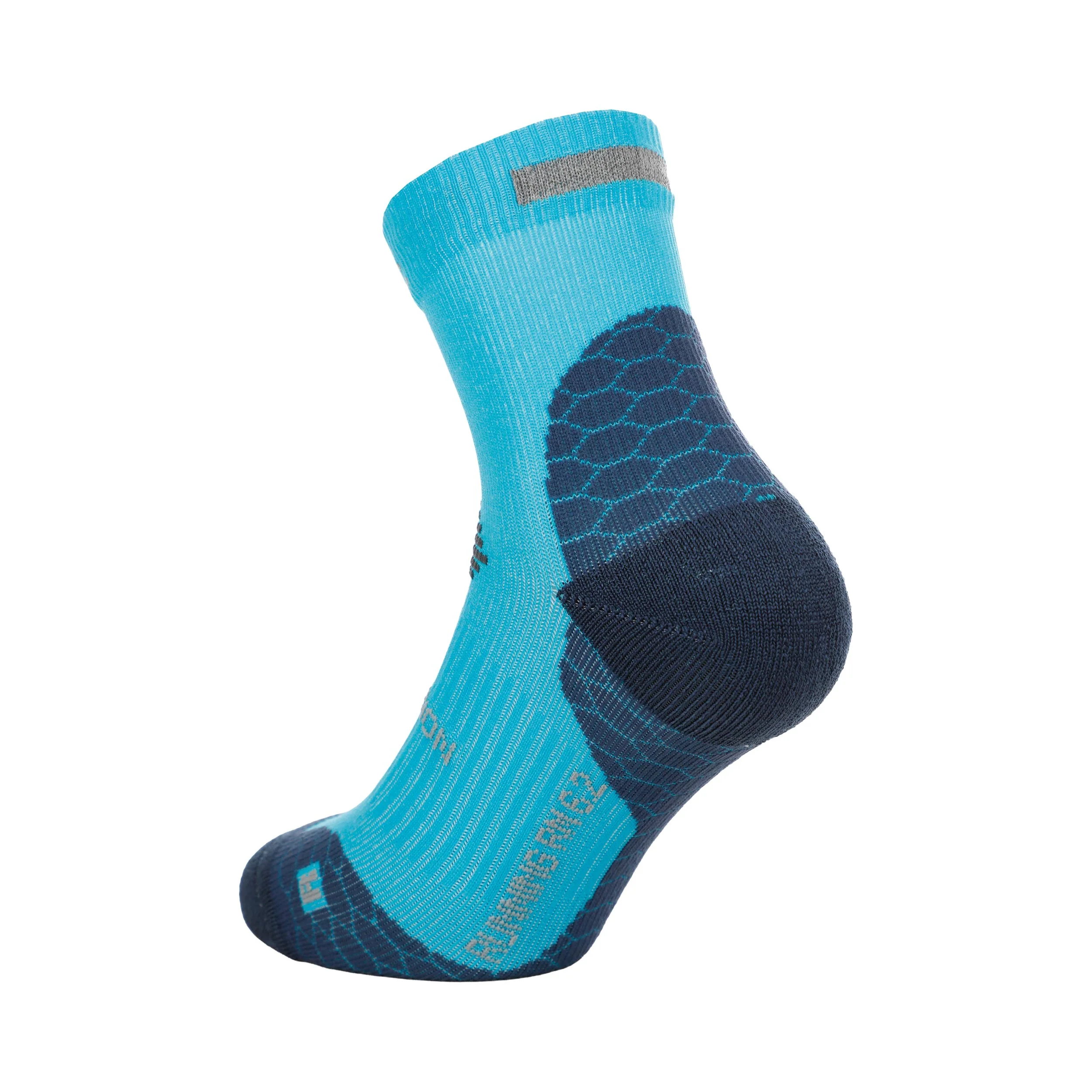 RN 6.2 Reflective Pro Mid Compression Chaussettes de compression Hommes-turquoise – Image 3