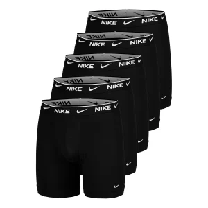 Essential Cotton Stretch Boxer Brief Caleçon - Pack de 5 Hommes-noir