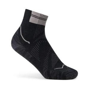 Coolnet Quarter Chaussettes de running Unisex-noir